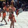 Ging with drums (rNga ging), Paro Tshechu (tshes bcu), dance arena, Paro Tshechu (tshes bcu), 2nd day