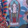 Thangka of Guru Rinpoche and his Eight manifestations: Guru and Ye shes mtsho rgygal, Paro Tshechu (tshe bcu), early morning 5th day