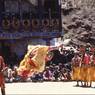 Dance of the Heroes (dPa' 'cham), laymen, Paro Tshechu (tshe bcu), 5th day