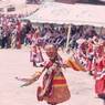 Dance of the Eight manifestations of Guru Rinpoche (Guru mtshan brgyad): Guru rdo rje gro lod, Paro Tshechu (tshe bcu), 5th day