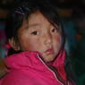 A young Minyak nomadic girl at home.