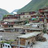 Traditional Tibetan houses near the Derge Publishing House.
