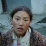 Tibetan girl on the street.