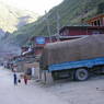 Tibetan houses along the main street.
