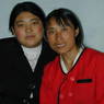 Tibetan hotel receptionists.