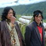 Long haired Tibetan nomad men.