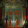 Ornately decorated doors to a smaller chapel in the Assembly Hall.