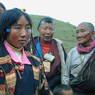 Tibetan women and man.