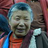 An old Tibetan woman.