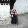 Tibetan girls with hair ornaments at Zangdok Pelri Temple.