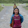 A young Tibetan girl on the outskirts of Kandze.