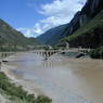 A bridge leading to the Tibetan Autonomous Region.