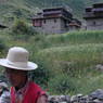A Tibetan man wearing a hat.