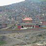 The principal "Chinese Temple" where ethnic Chinese live at Larung Gar [bla rung gar].