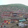 The main Assembly Hall ['du khang] of the Larung Gar [bla rung gar] religious community.