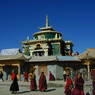 The Gyutrul Temple [sgyu 'phrul lha khang] with circumabulators.