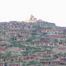 The Gyutrul Temple [sgyu 'phrul lha khang] with monastic personal residences below.