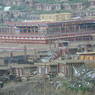 The new Assembly Hall ['du khang] for the Larung Gar [bla rung gar] Nunnery under construction.