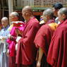 Chinese pilgrims waiting to see Khenpo Jigme Phuntsok,&nbsp;the founder of Larung Gar.