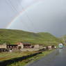 A rainbow near the orphanage.