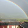 A double rainbow near the orphanage.