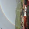 A rainbow near the orphanage.