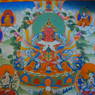 Mural of the Buddha Amitabha.