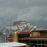 A view of the Potala Palace from the roof of the Jokhang.