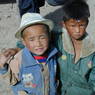 Two young Tibetan boys.