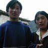 A Tibetan couple visiting the monastery.