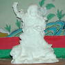 A statue of Dorji Drolo, a manifestation of Padmasambhava.