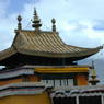 Close up of one of the palace's golden roofs.