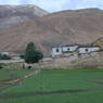 Houses and fields near the monastery.