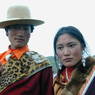 A young Tibetan couple.