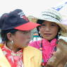 Two young Tibetan girls dressed up for the festival.