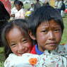 Two young Tibetan children.