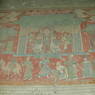 Close up of a scene of a king on the walls of the inner circumambulation corridor.
