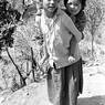 Kanchi carrying her niece Ram Kumari Thami