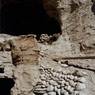 Caves with affronted cobble wall remnants at Khartak (<i>mkhar ltag</i>).