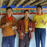 Three monks from 'Khor chags dgon pa