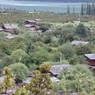 A view from a hill of the village of sPyi pa, in Kong po