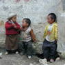 Children in the village of sPyi pa, in Kong po