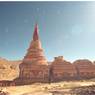A stupa at {rdo gsham} Monastery.