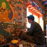 Painters creating murals, Pha bong kha