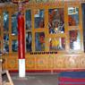 Interior of the protector deity chapel, Bkra shis chos gling hermitage