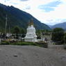 The stupa complex in the village of sMu pa, in Kong po