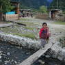 A child in the village of sMu pa, in Kong po