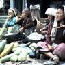 Limbu women from Indreni settlements selling in market