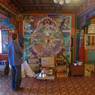 Wheel of Life painting at Lhagang Monastery