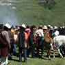 A crowd at the Lhagang Horse Festival.&nbsp;